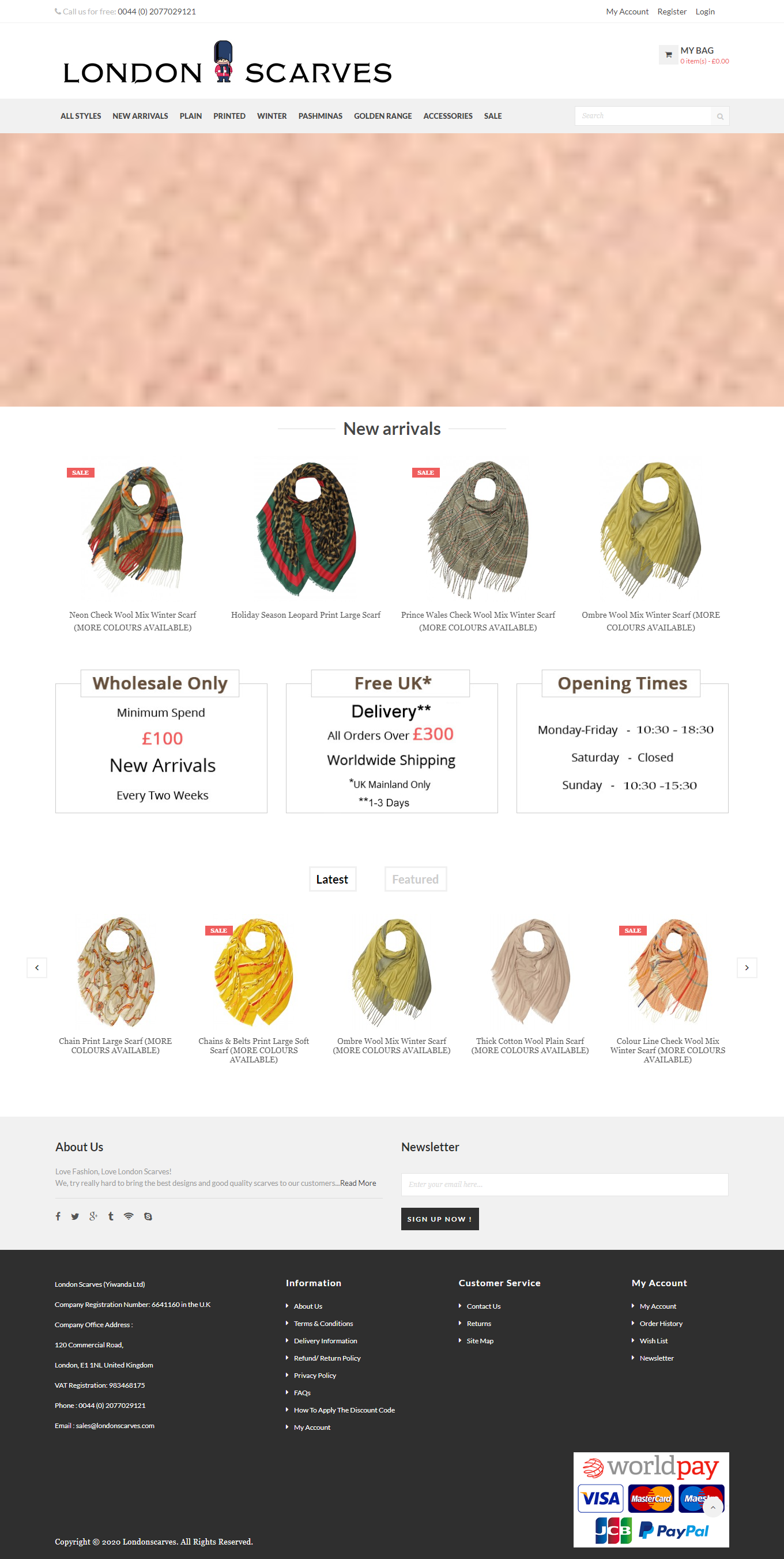 London Scarves Nidify London